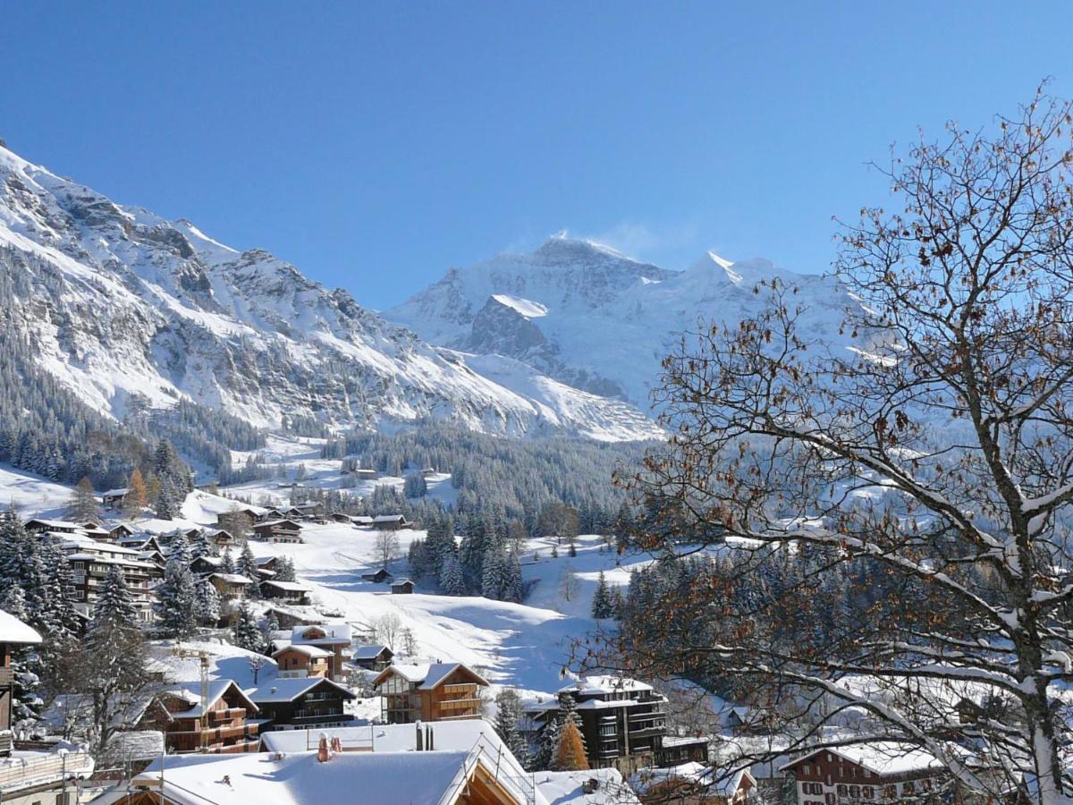 Apartment Eden By Interhome Wengen Bagian luar foto